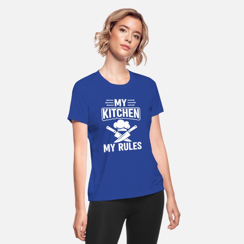 My Kitchen My Rules Cooking Hat And Knives Restaur