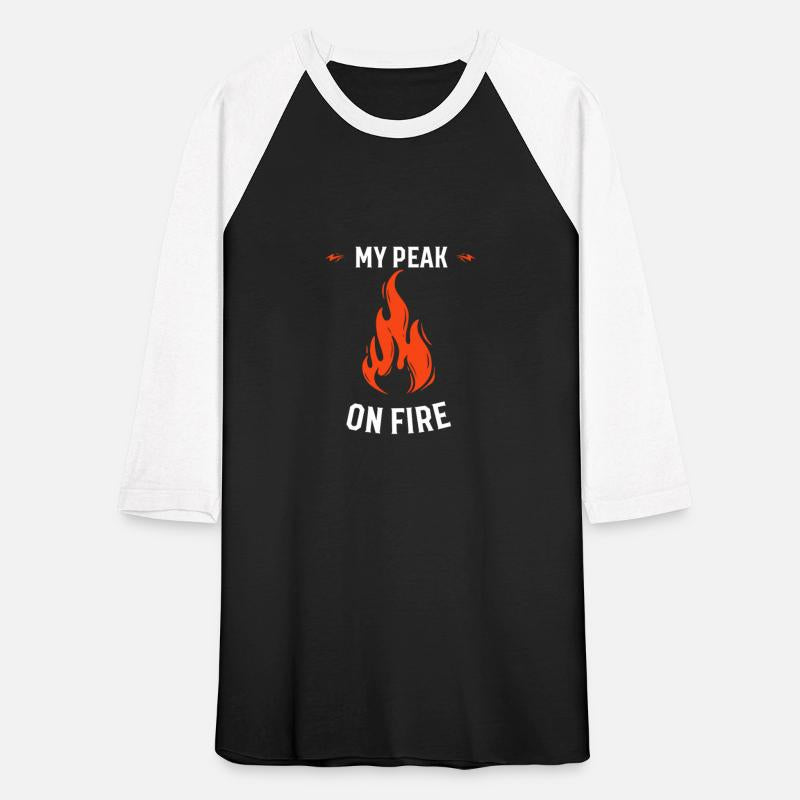 My peak on fire
