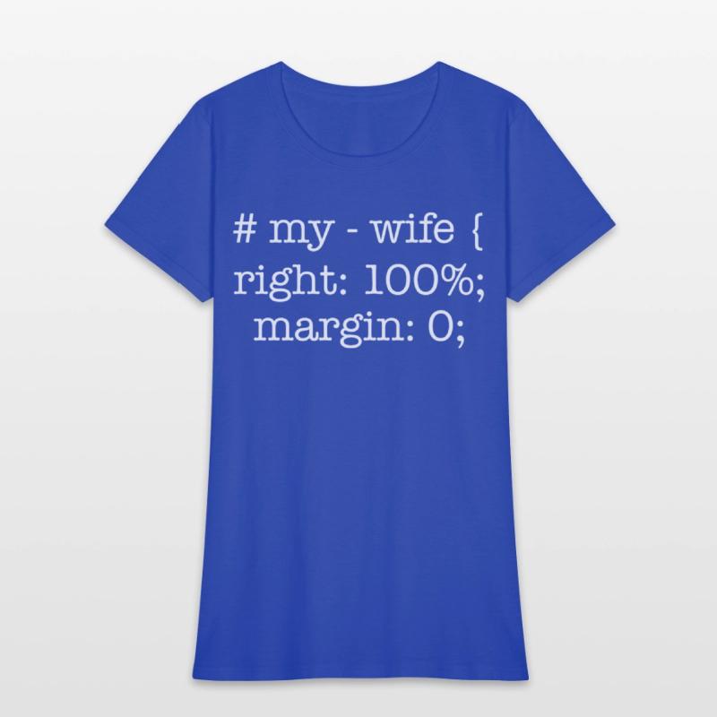 My Wife 100% Right Funny Husband Couple Fiancée