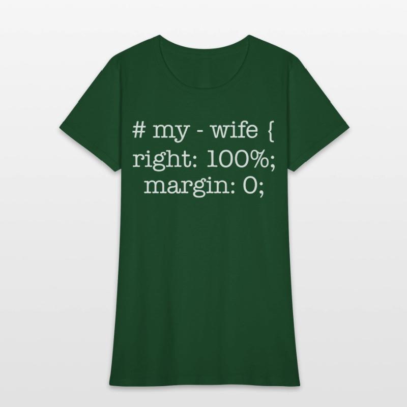 My Wife 100% Right Funny Husband Couple Fiancée