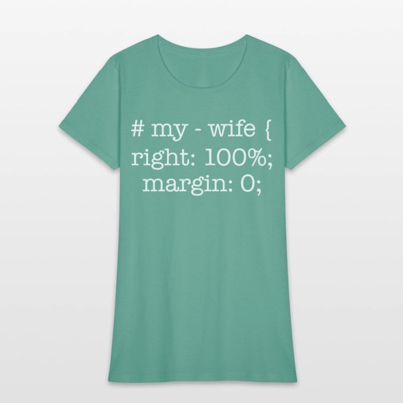 My Wife 100% Right Funny Husband Couple Fiancée