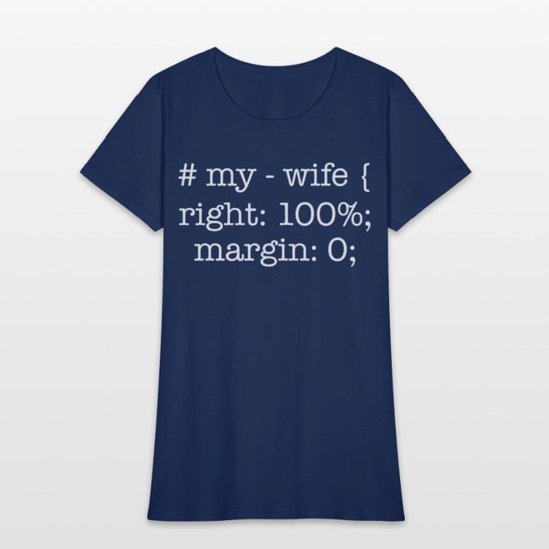 My Wife 100% Right Funny Husband Couple Fiancée