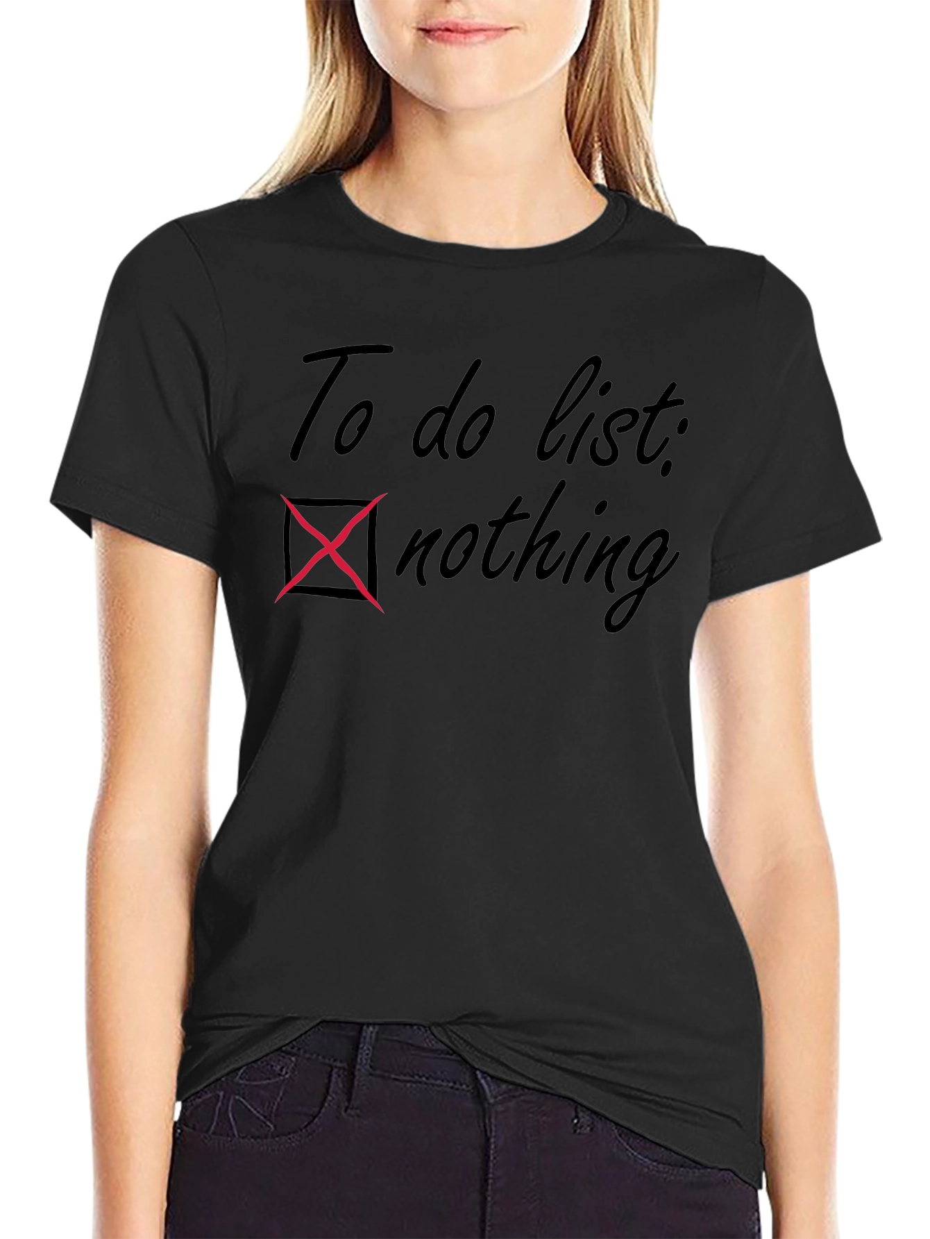 To Do List Nothing T-Shirt Relaxed Fit