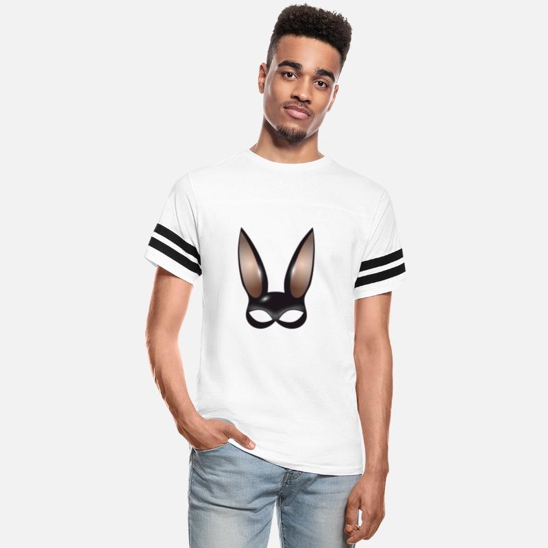 mysterious bunny mask with big bunny ears