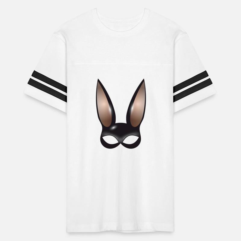 mysterious bunny mask with big bunny ears