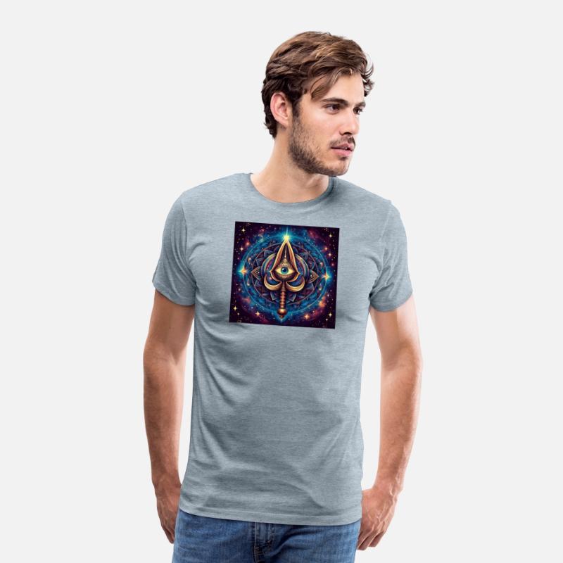 Mystic Eye and Sword Amulet Design