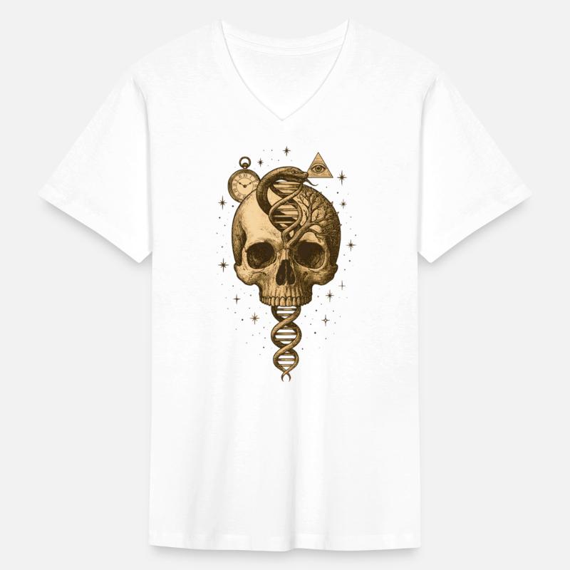 Mystic Skull DNA Tree | Esoteric Artwork