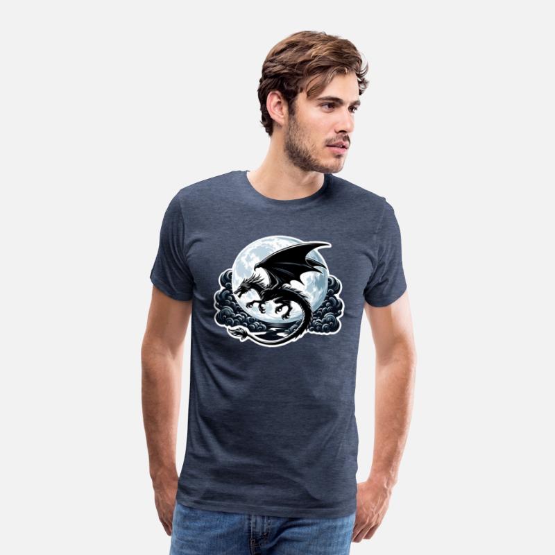 Mystical Dragon Silhouette