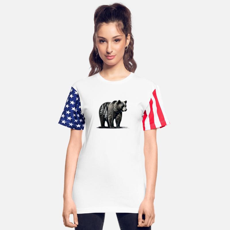 Mystical Forest Bear - Nature-loving Illustration