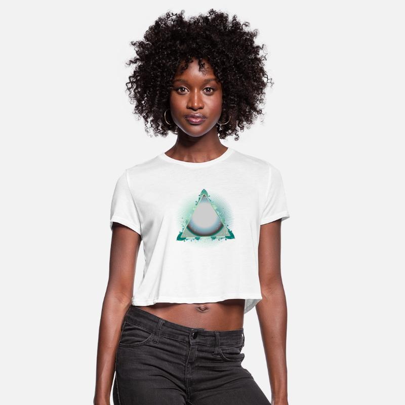 Mystical Triangle Frame in Turquoise with Ornament