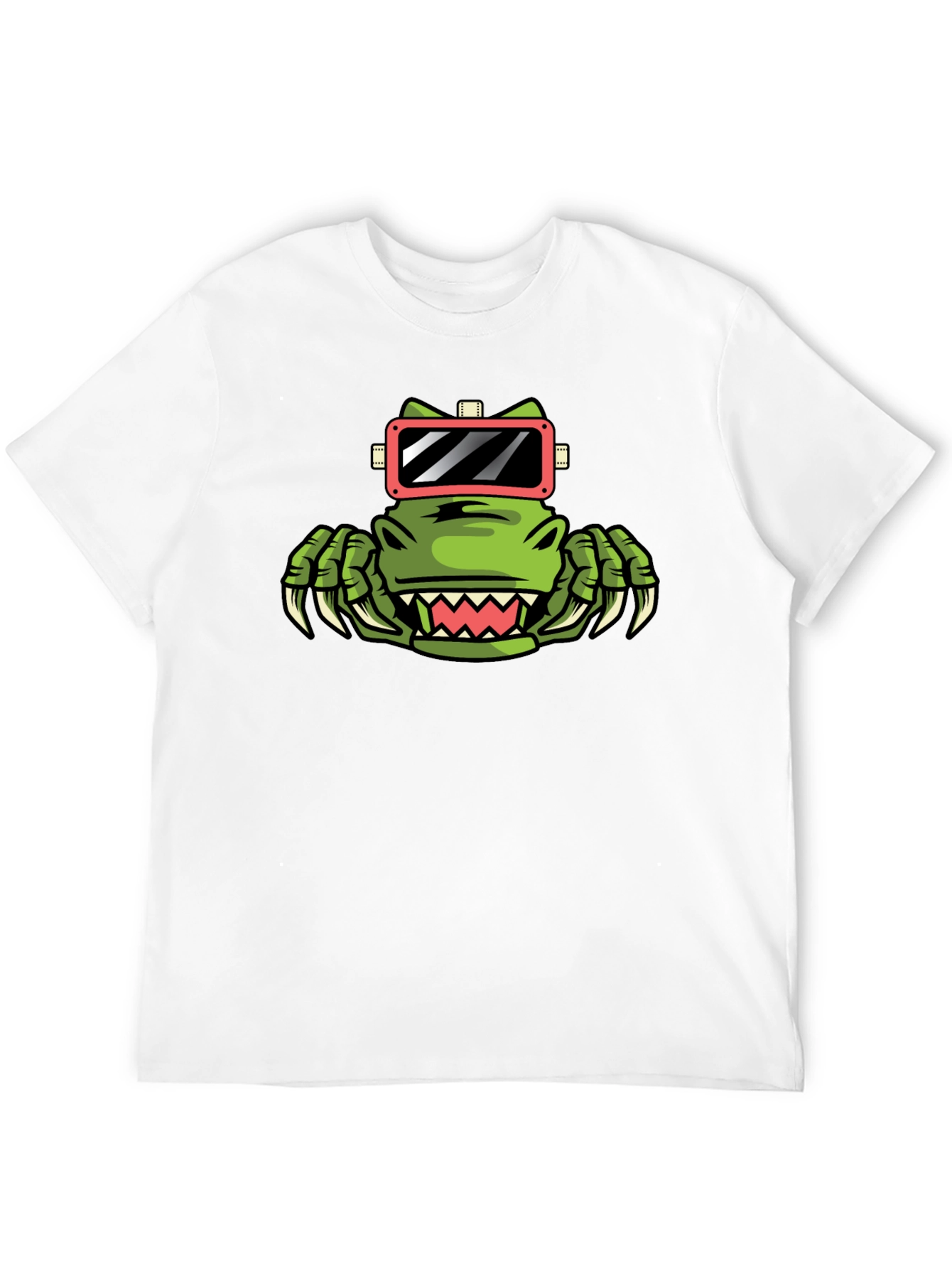 VR Dino Black Tee - Gamer Style