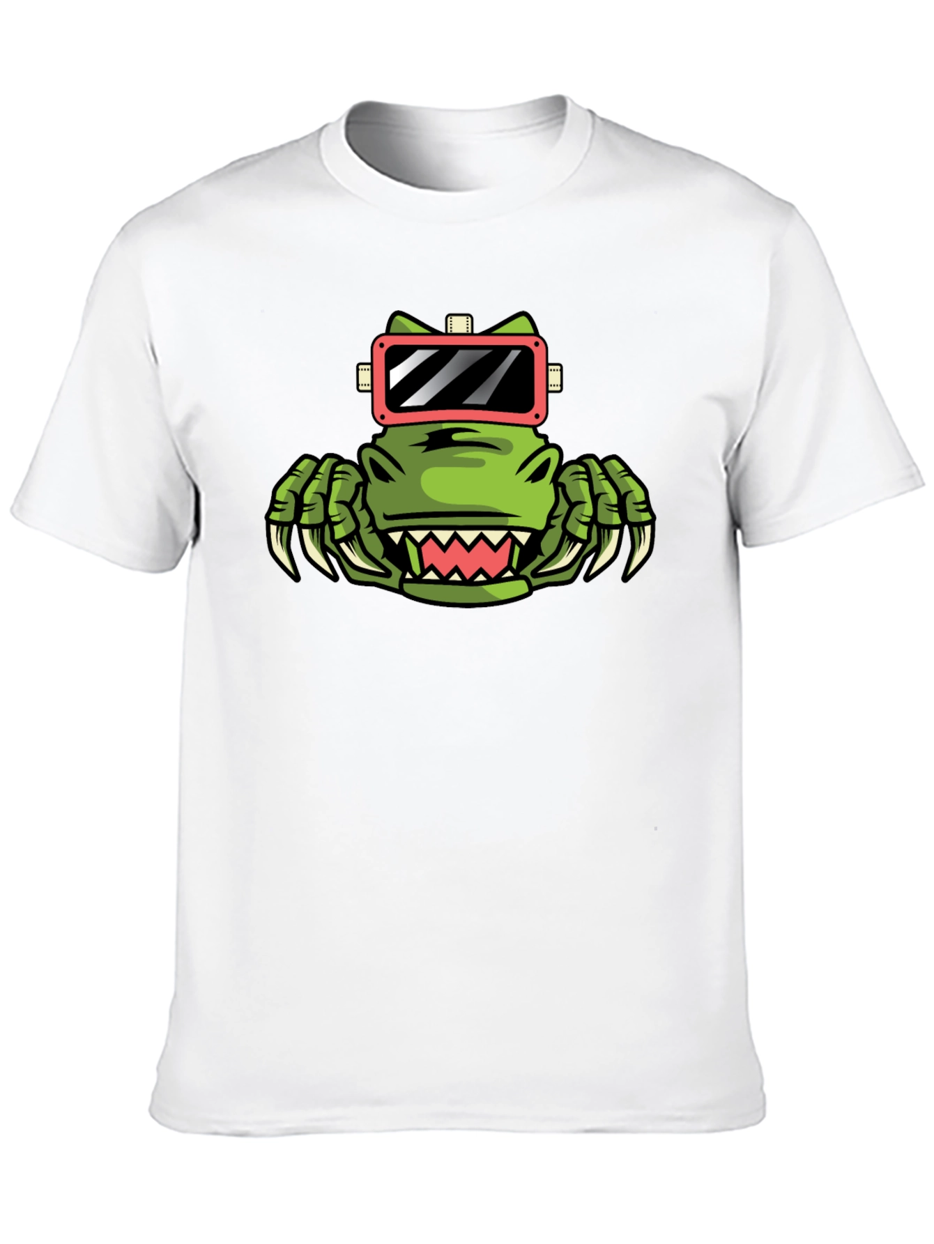 VR Dino Black Tee - Gamer Style