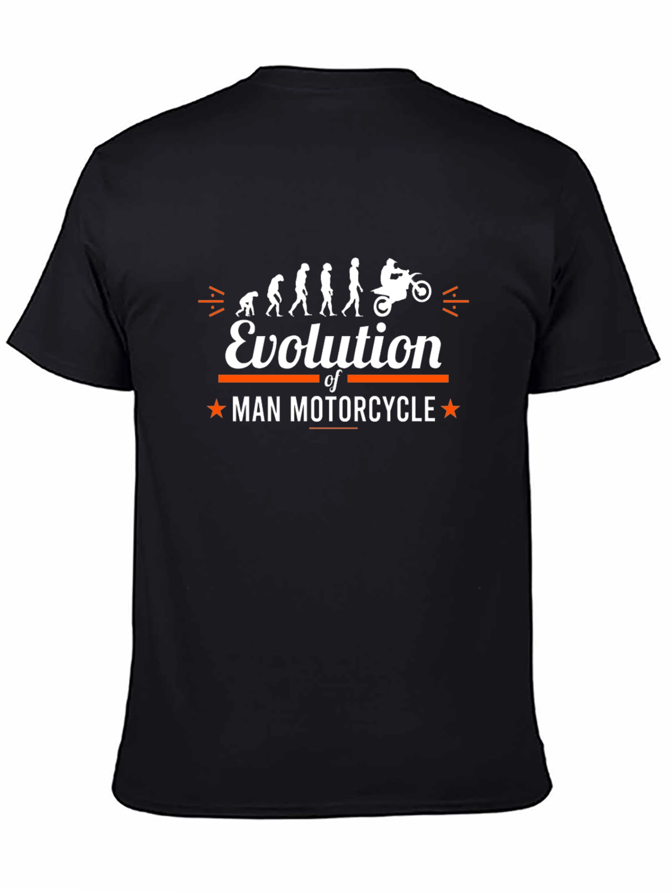 Evolution of Man Motorcycle Graphic T-Shirt