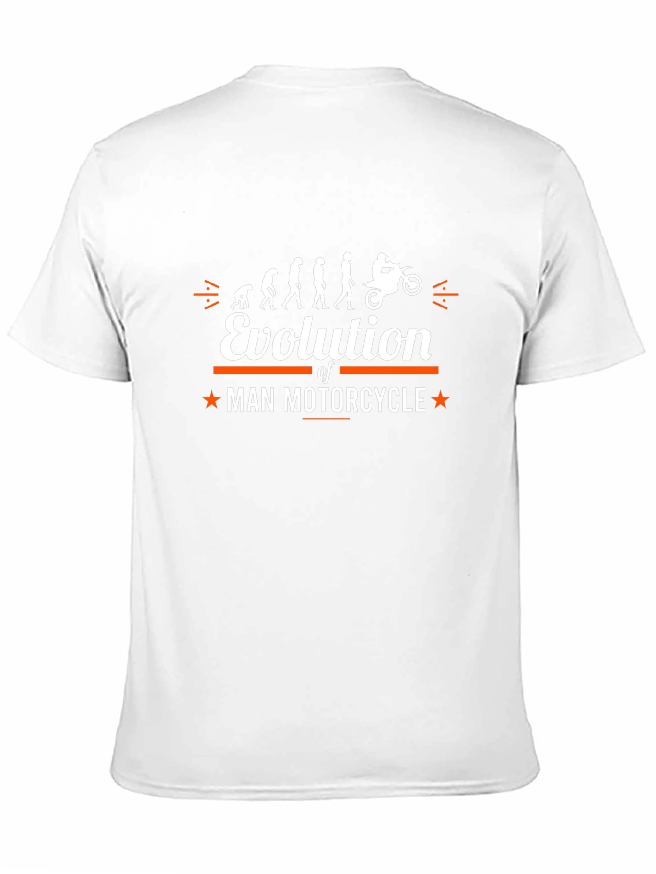 Evolution of Man Motorcycle Graphic T-Shirt