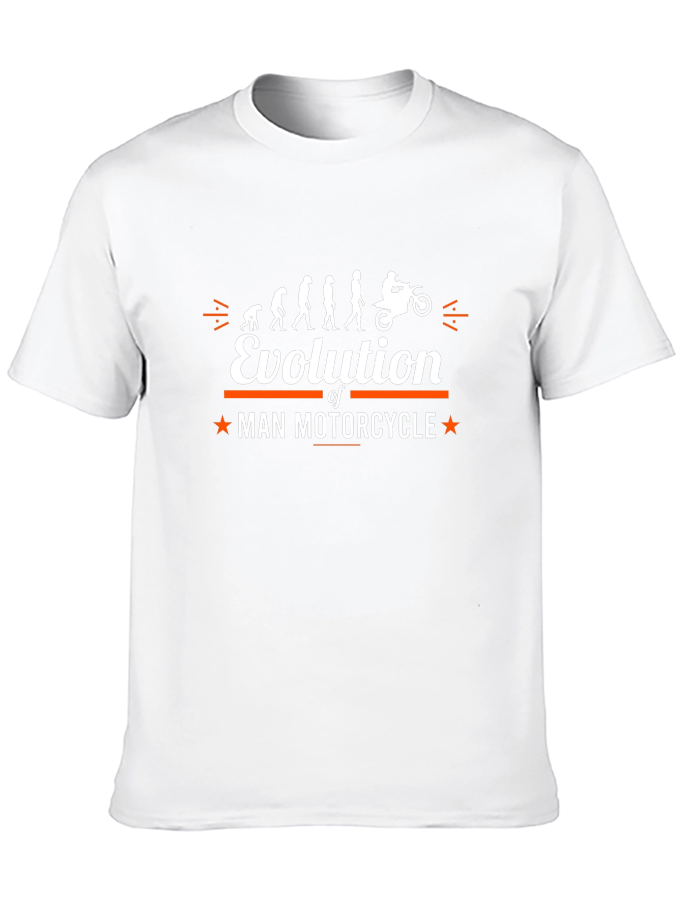 Evolution of Man Motorcycle Graphic T-Shirt