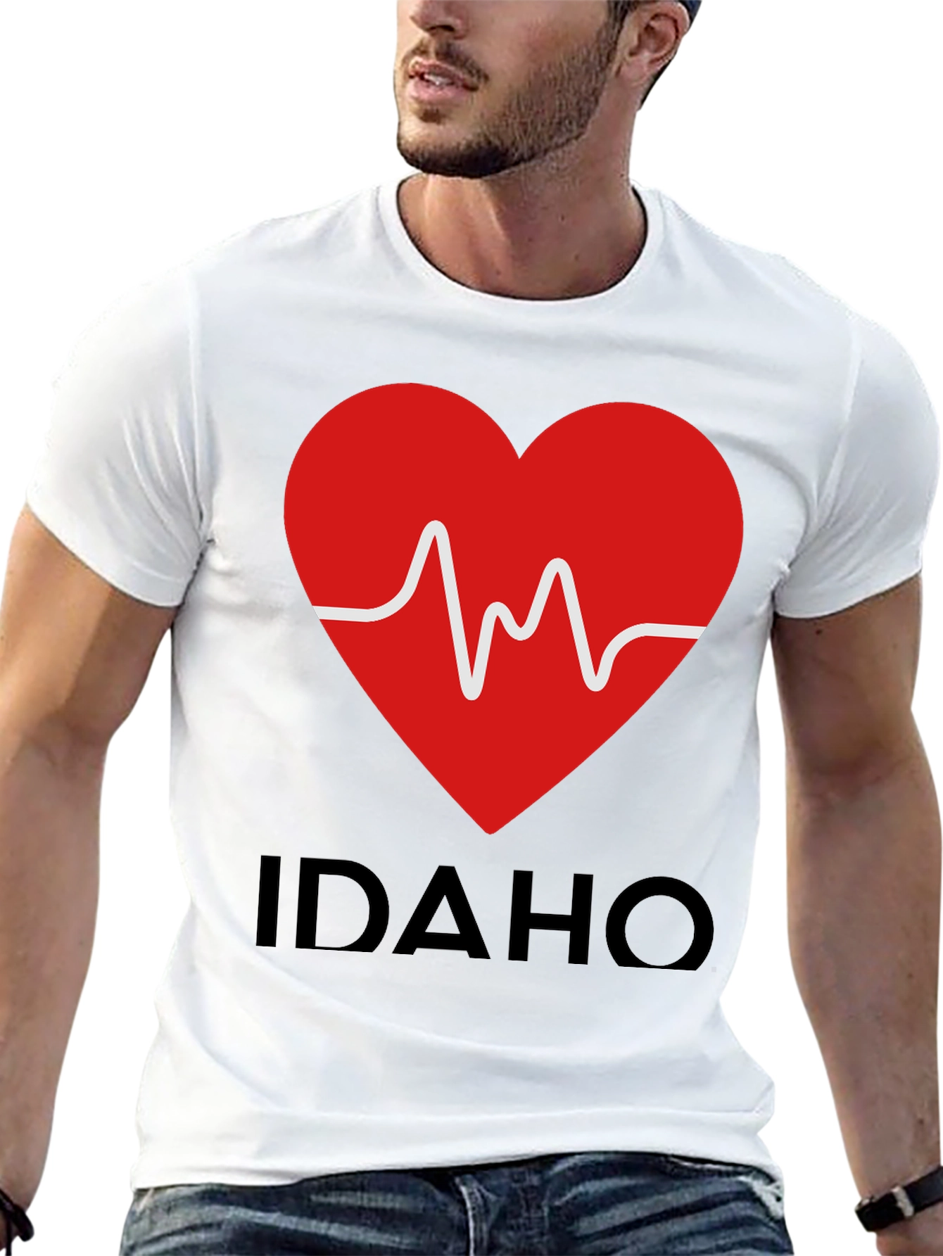 Idaho Heartbeat Graphic Tee