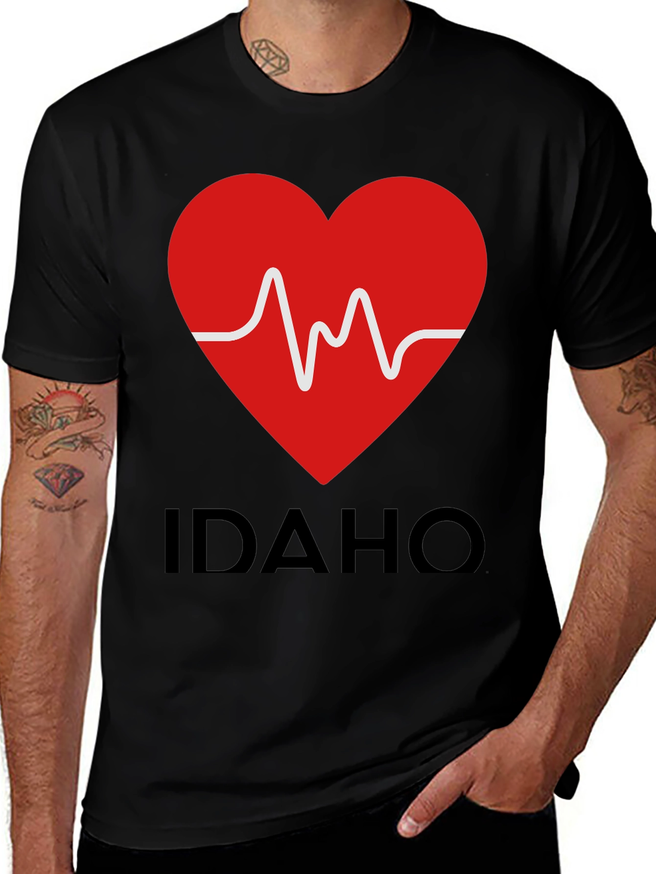 Idaho Heartbeat Graphic Tee