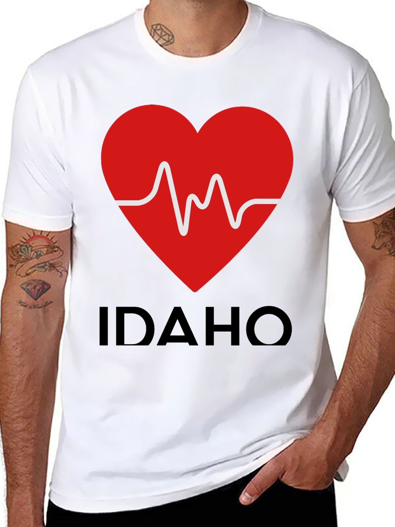 Idaho Heartbeat Graphic Tee