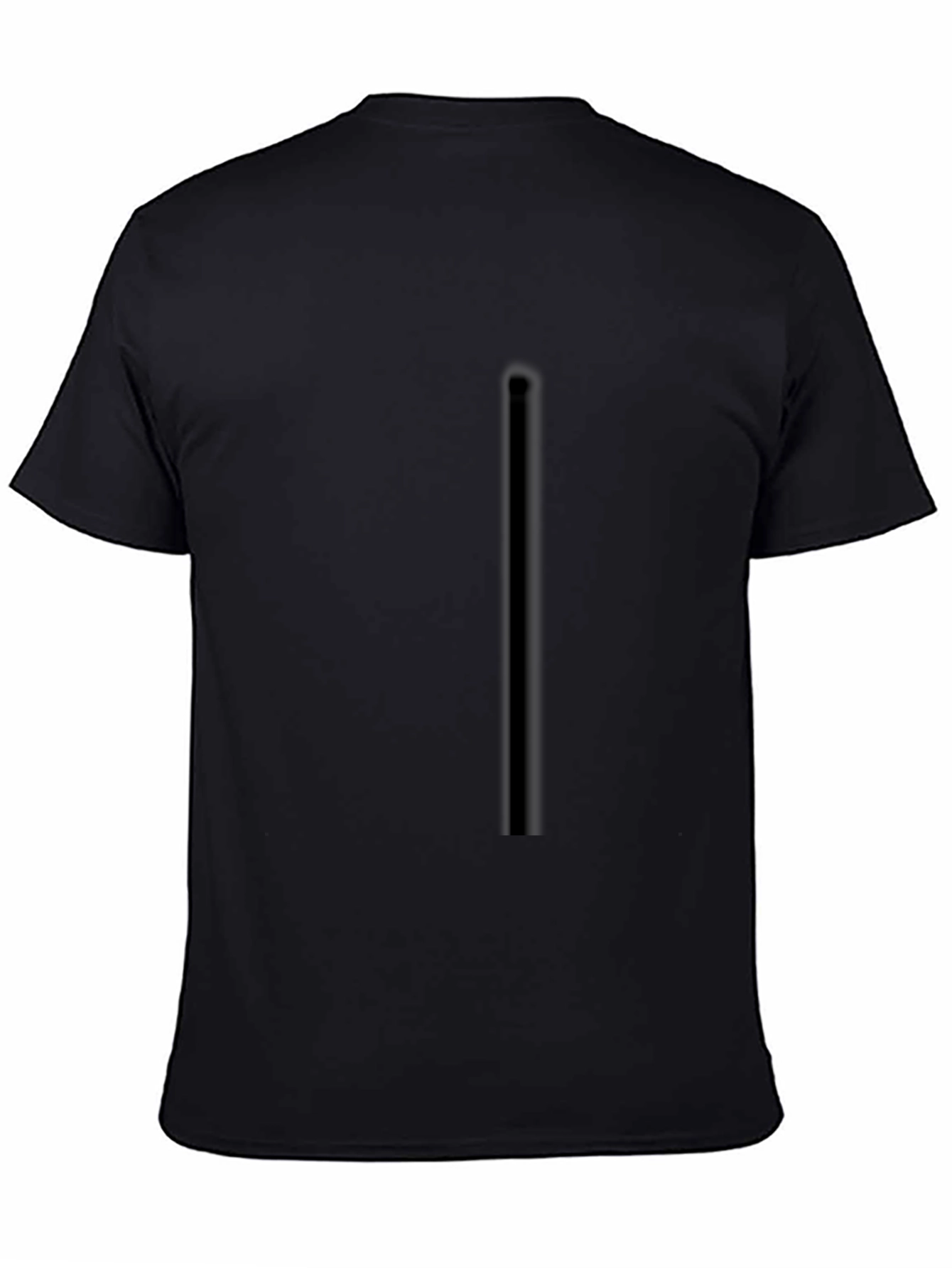 Mens Black Crew Neck T-Shirt