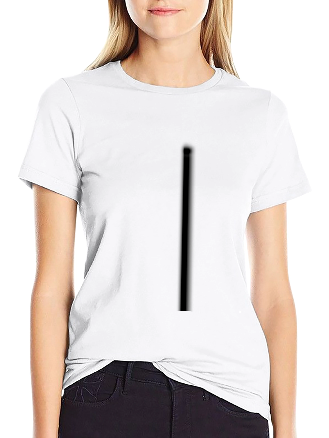 Mens Black Crew Neck T-Shirt