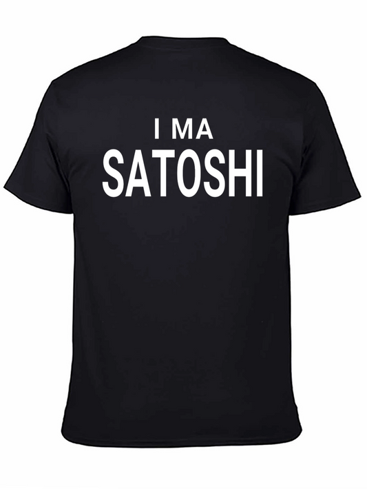 I MA Satoshi T-Shirt - Crypto Fan Apparel