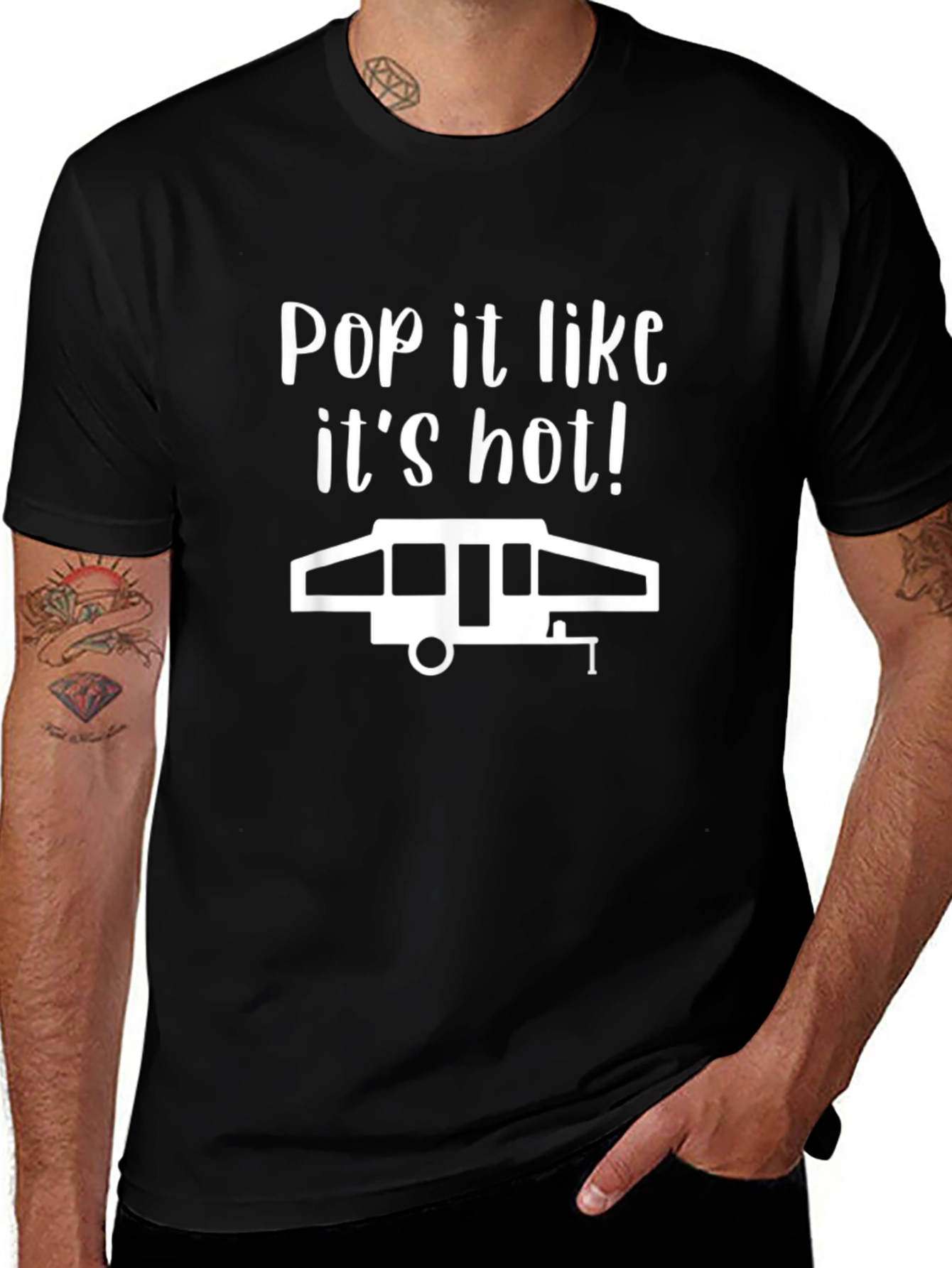 Pop It Like Its Hot Camper Tee