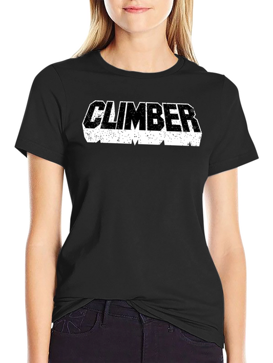 Climber Graphic Tee - Bold Black Shirt