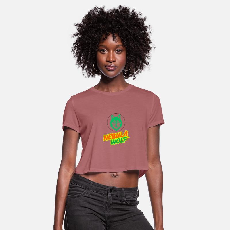 Nebula Wolf – Vibrant Rasta Gradient Wolf Graphic
