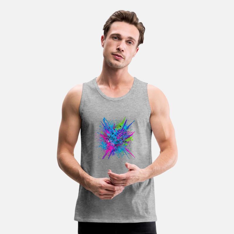 Neon Chaos – Futuristic Paint Splash Explosion