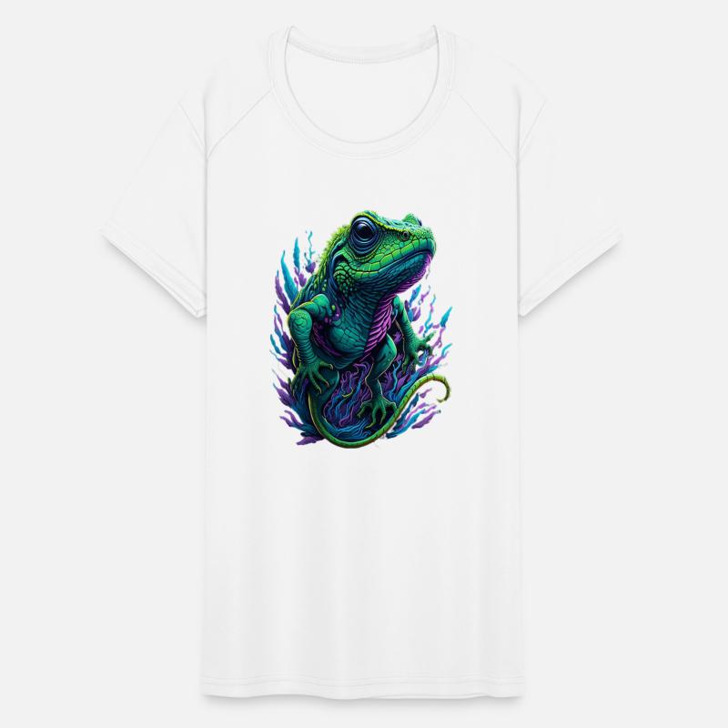 Neon Lizard Colourful