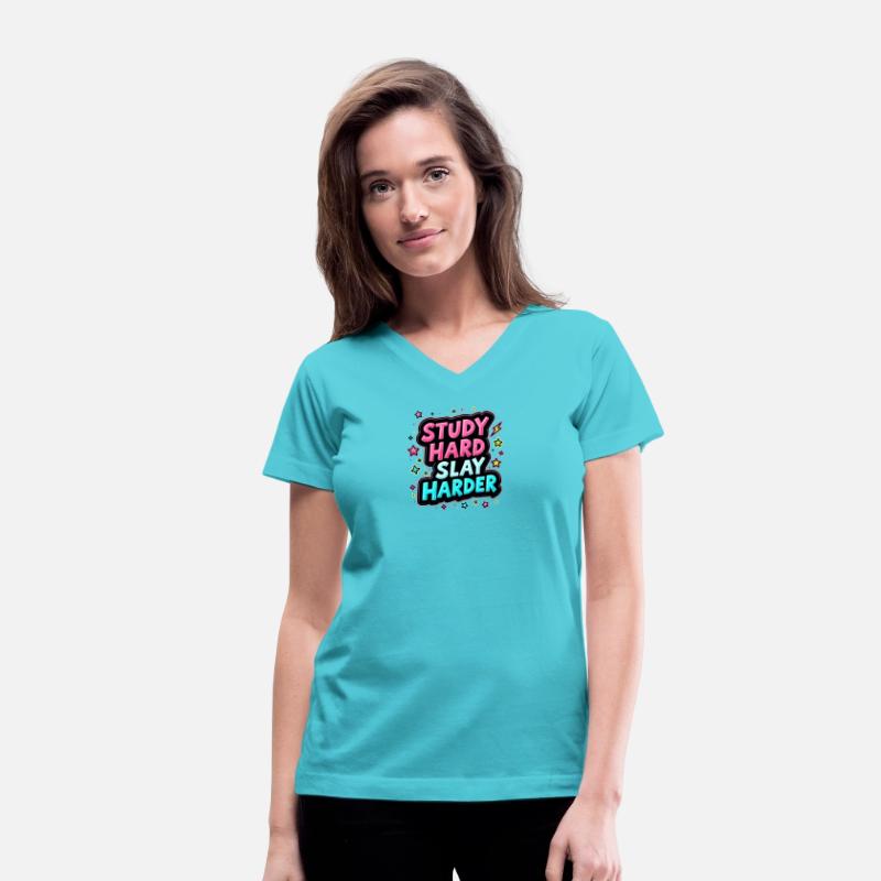 Neon Motivational Study Quote Design