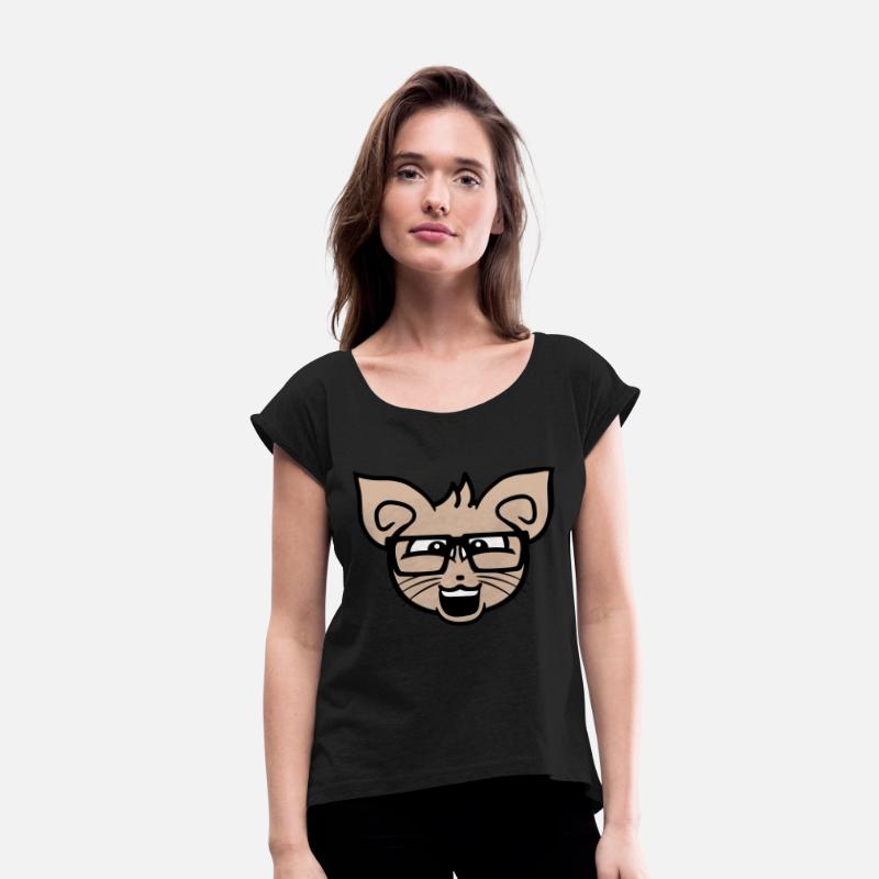Nerd Cat Horn-rimmed Glasses Geek Smart Kitten Fun