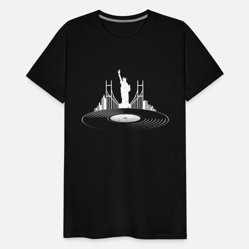 New York City Skyline Vinyl Record - Music