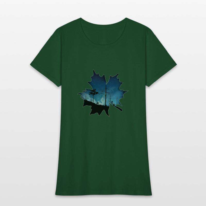 Night Sky Leaf