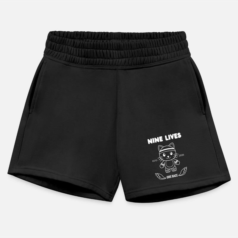 Nine Lives – Funny Athletic Running Cat Design