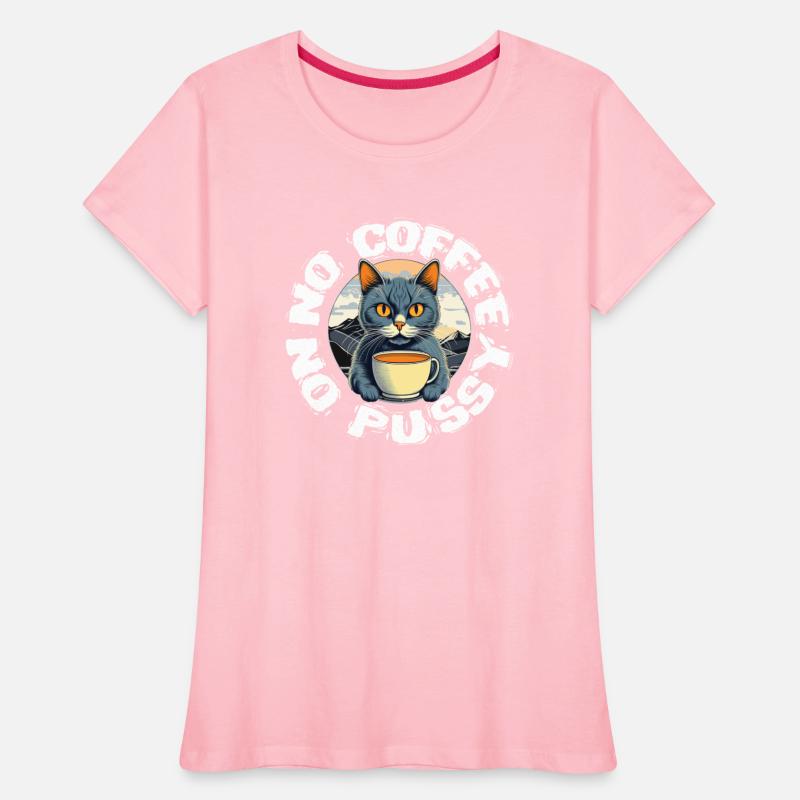 No Coffee No Pussy White Text