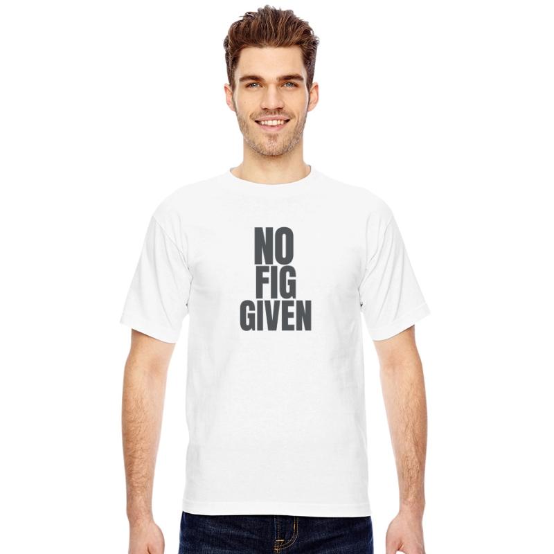 No Figs Given Bold Typography Design