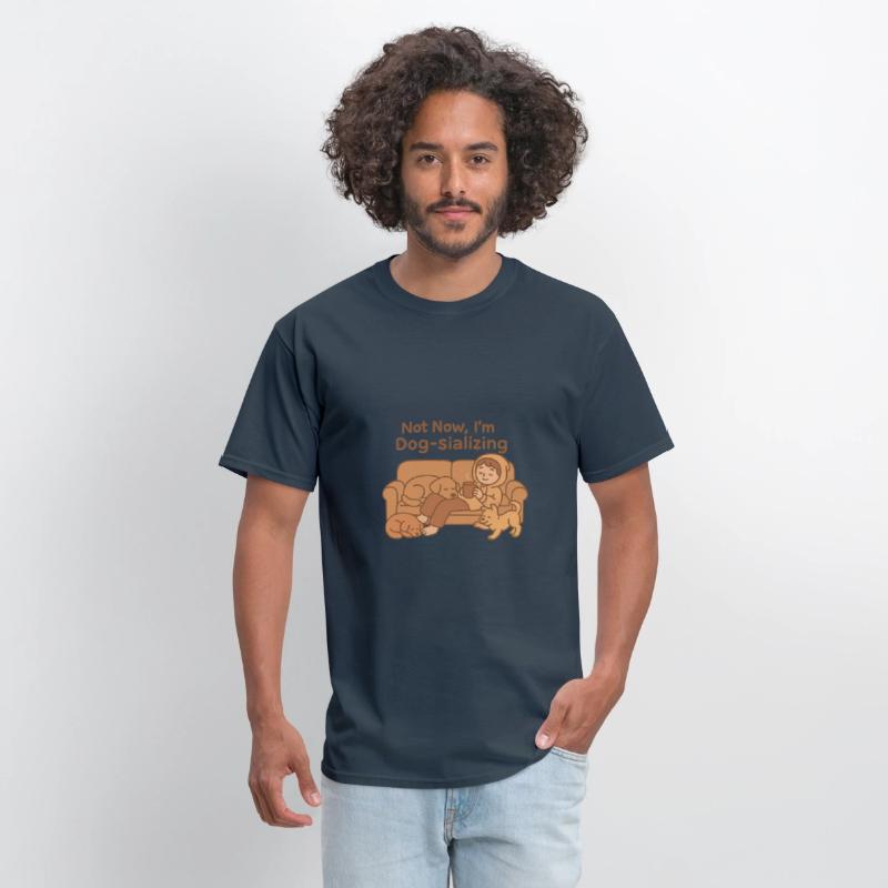 Not Now, I'm Dog-sializing - Cozy Dog Tee
