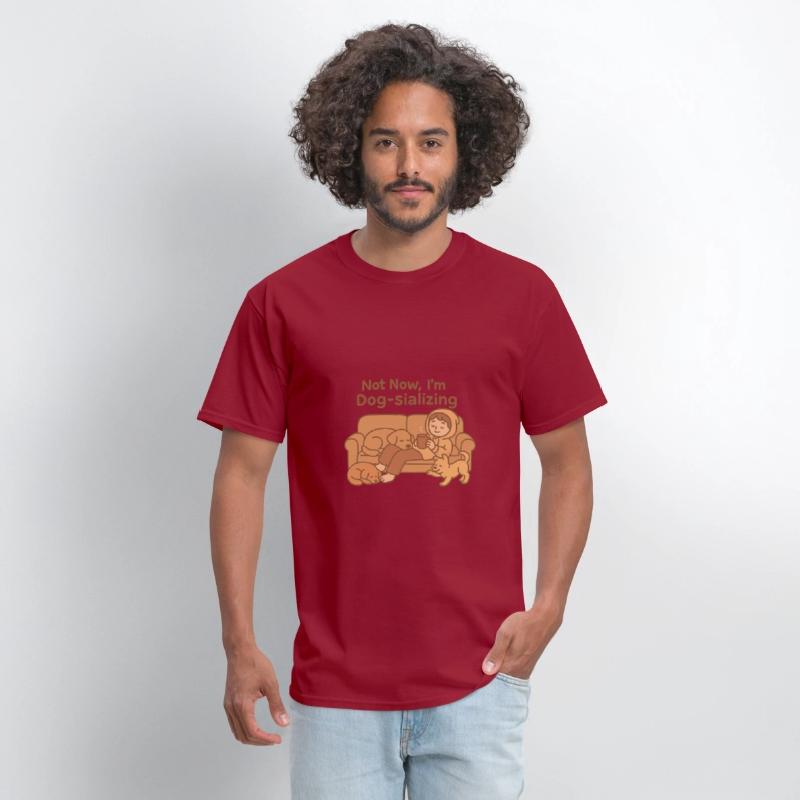 Not Now, I'm Dog-sializing - Cozy Dog Tee