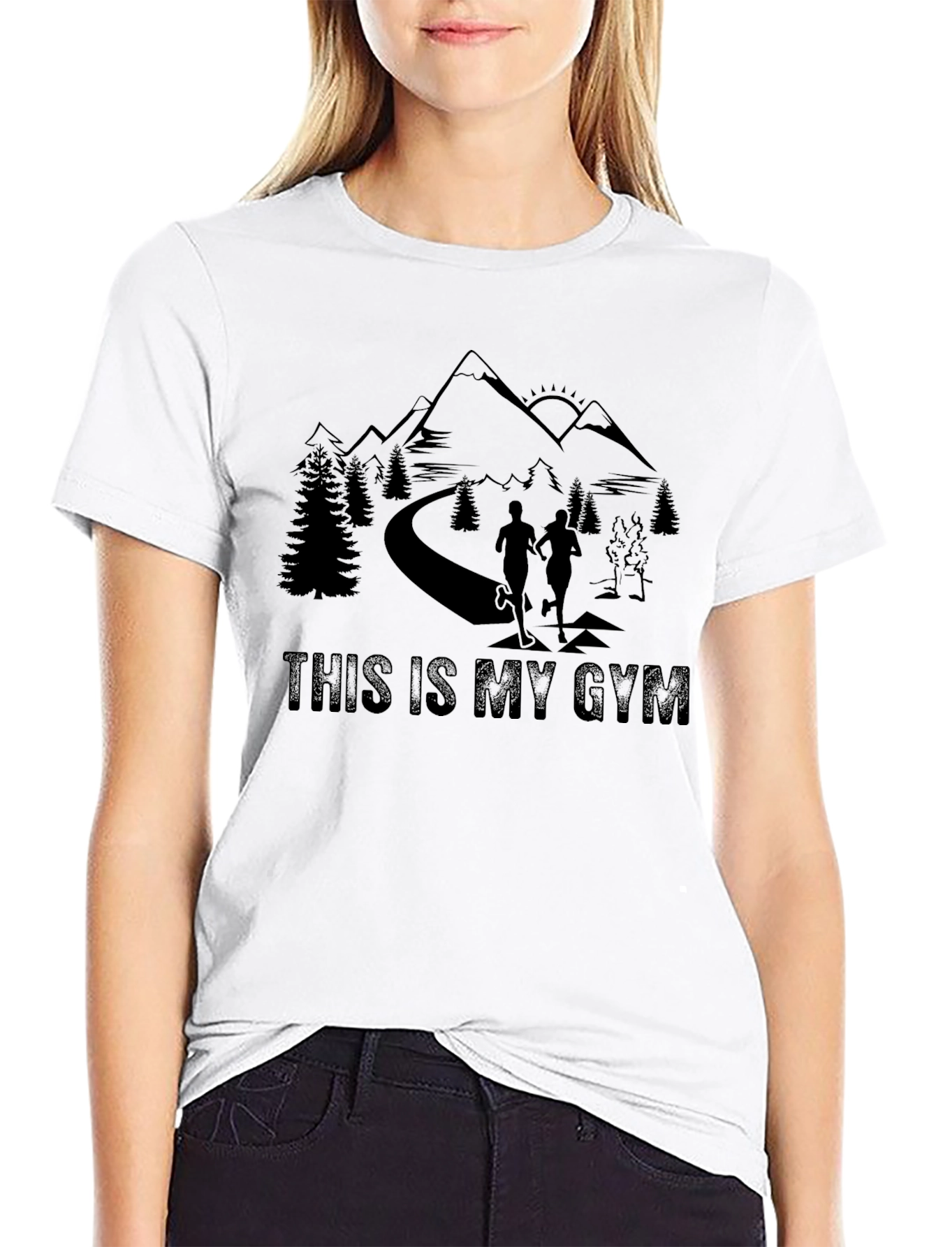 This is My Gym Mountain Trail Running T-Shirt