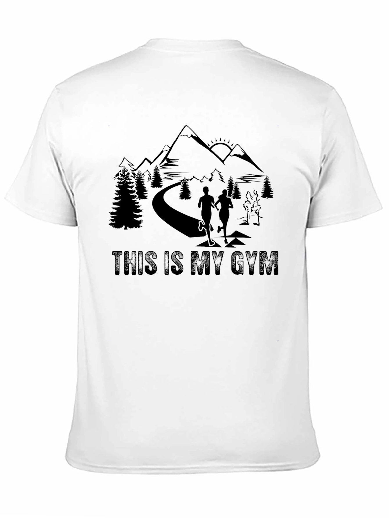 This is My Gym Mountain Trail Running T-Shirt