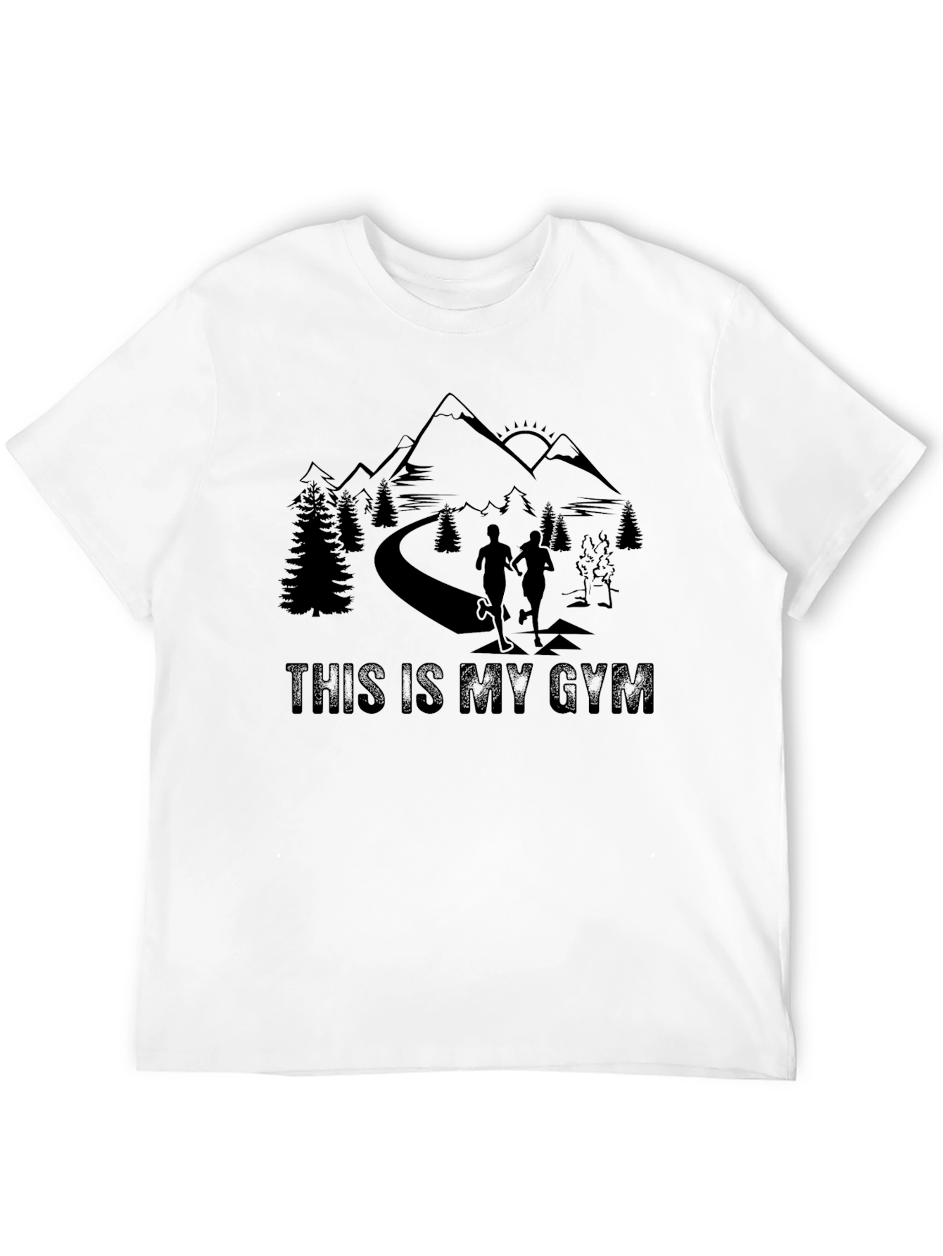This is My Gym Mountain Trail Running T-Shirt