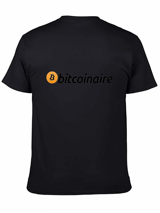 Bitcoinaire Black T-Shirt - Crypto Investor Fashion