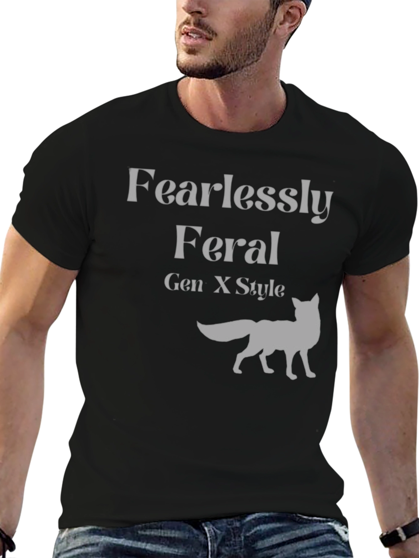 Fearlessly Feral Gen X Style Graphic Tee