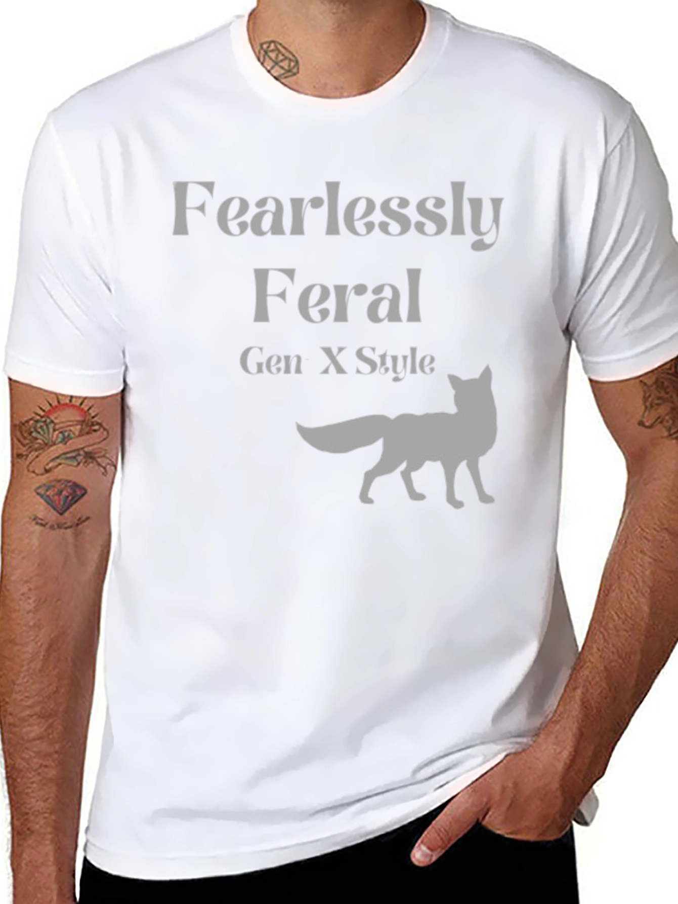 Fearlessly Feral Gen X Style Graphic Tee