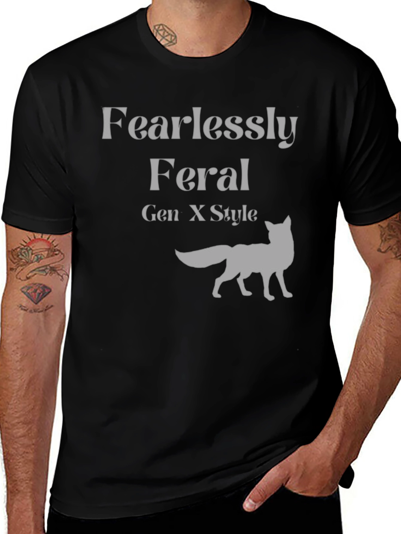 Fearlessly Feral Gen X Style Graphic Tee