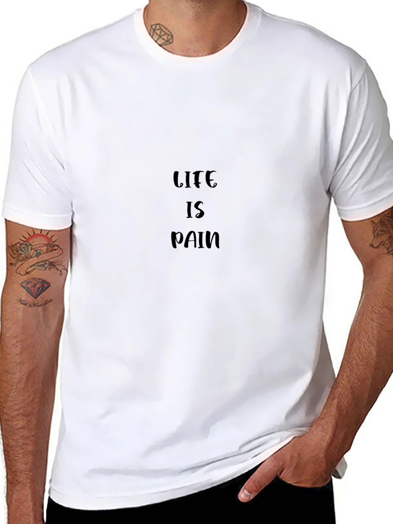 Life is Pain Black T-Shirt