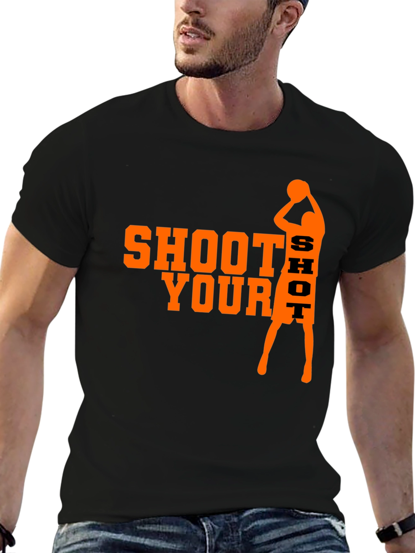 Shoot Your Shot Black T-Shirt