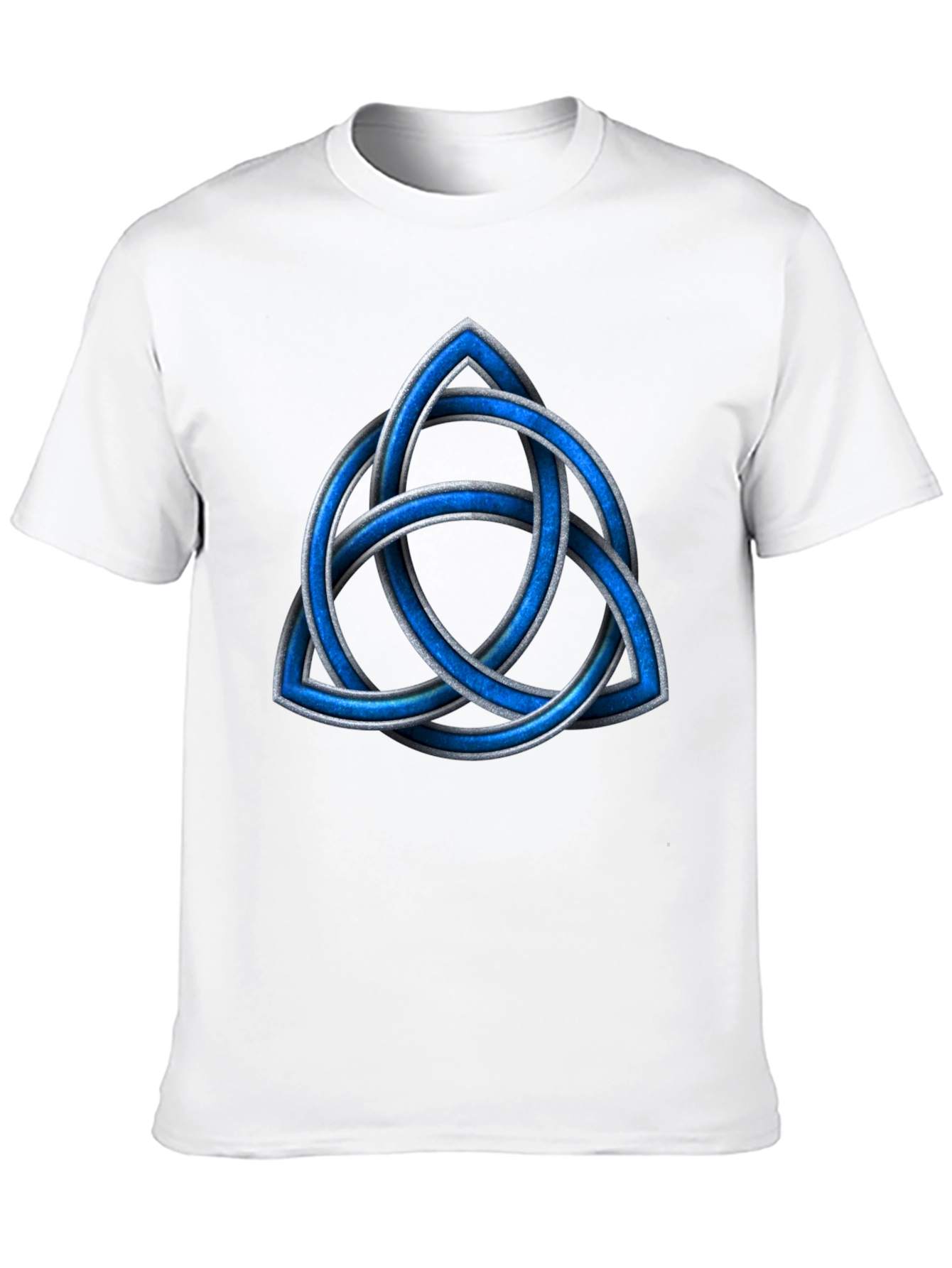 Celtic Knot T-Shirt - Blue Triquetra Design