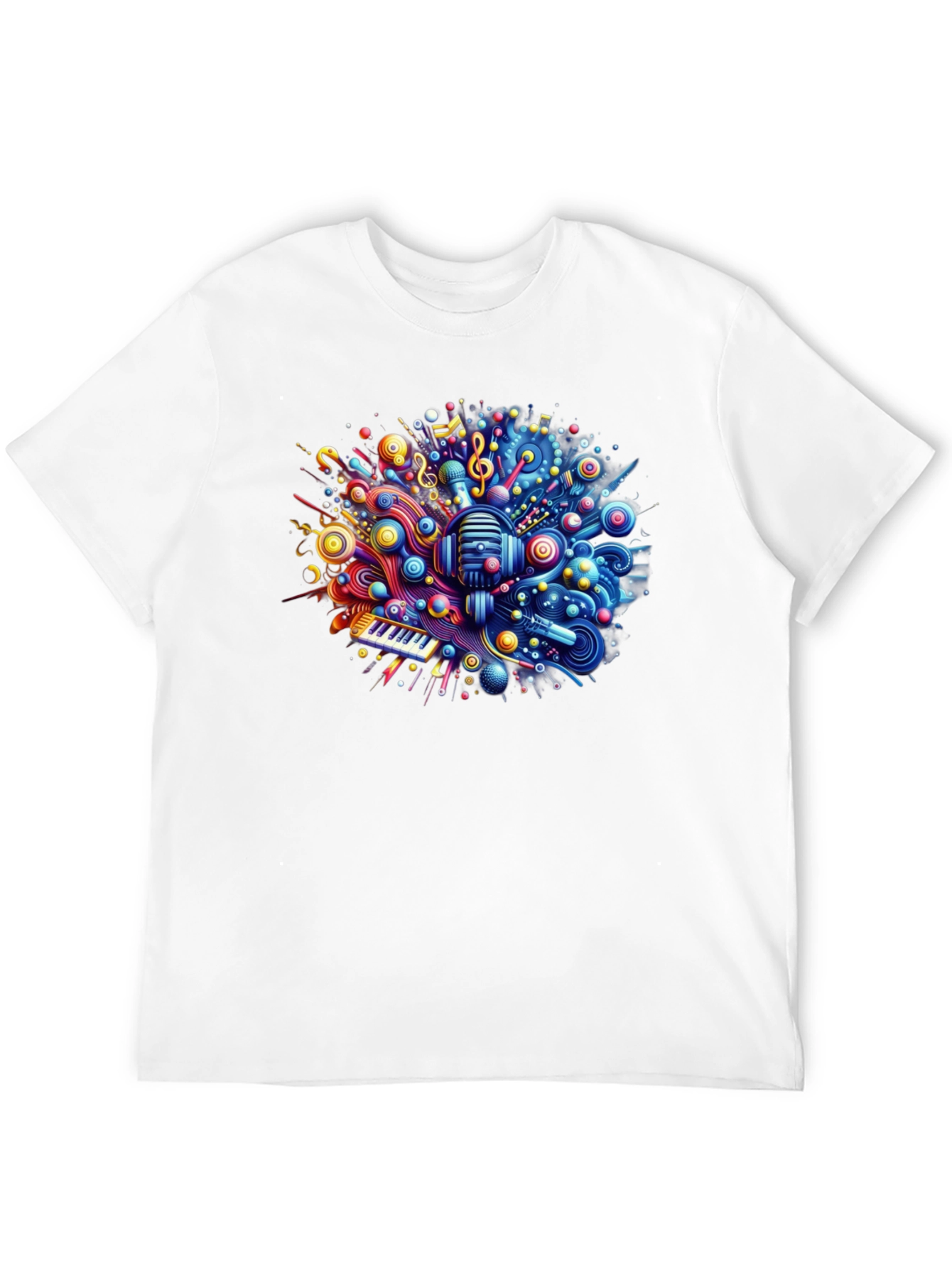 Music Mania Tee - Vibrant Graphic T-Shirt